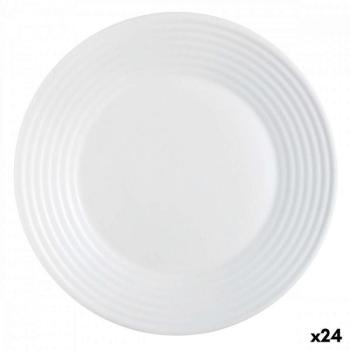 Lapostányér Luminarc Harena Fehér Üveg (Ø 27 cm) (24 egység) kép