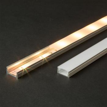 LED aluminium profil sín 1000 x 17 x 8 mm U profil kép