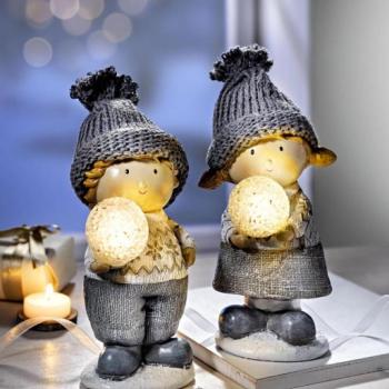 LED figurák Franz és Lea, 2 darabos készlet kép