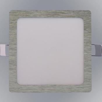 LED panel SQUARE 12W 4200K négyzet króm kép