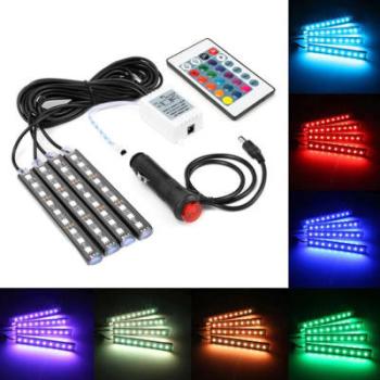 LED RGB Világítás Autóba Nagy kép