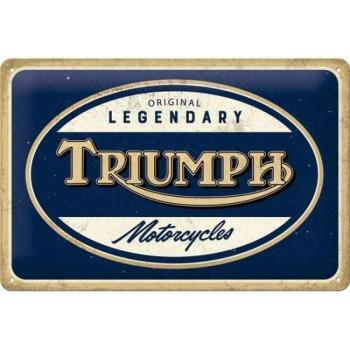 Legendary Triumph Motorcycles - Fémtábla kép