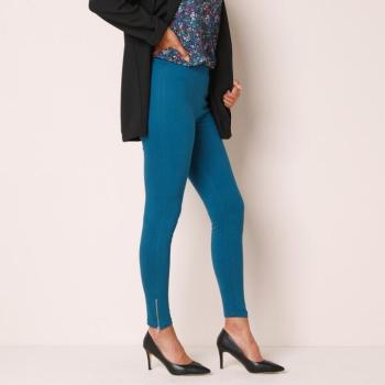 Leggings cipzárral és elasztikus derékszíjjal kép