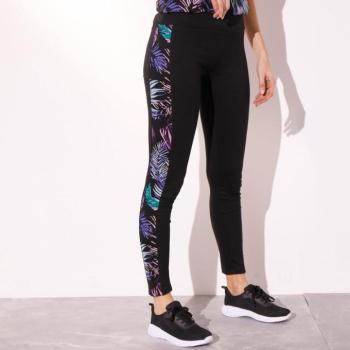 Leggings oldalsó csíkokkal, nyomtatott kép