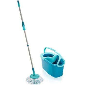 Leifheit Clean Twist Disc Mop felmosókocsi és vödör Egy tartályos Kék kép