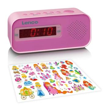 Lenco CR-205 Alarm Clock Radio Rózsaszín CR205PINK kép