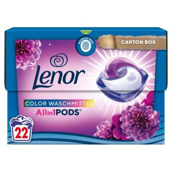 Lenor All-in-1 Pods Mosókapszula 22 Mosáshoz, Amethyst &amp; Floral B... kép