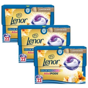 Lenor Allin1 Pods Gold Orchid Mosókapszula 3x22 mosás kép