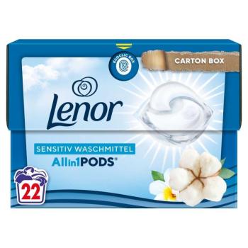 Lenor Allin1 Pods Sensitive Mosókapszula 22 mosás kép