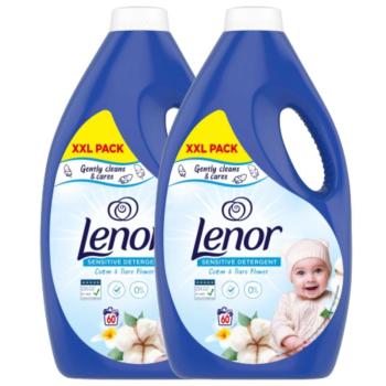 Lenor Sensitive folyékony Mosószer 2x3L - 120 mosás kép