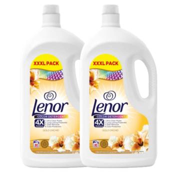 Lenor Vanilla Orchid &amp; Golden Amber folyékony Mosószer 2x4L - 160... kép