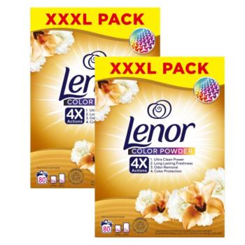 Lenor Vanilla Orchid &amp; Golden Amber Mosópor 160 mosáshoz 8,8kg kép