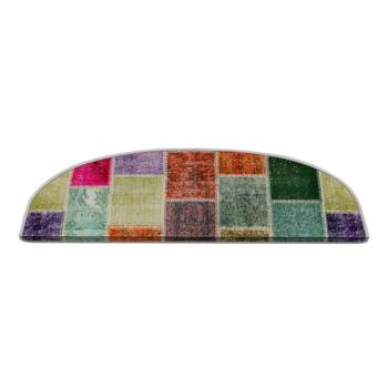 Lépcsőszőnyeg szett 16 db-os 20x65 cm Patchwork – Vitaus kép