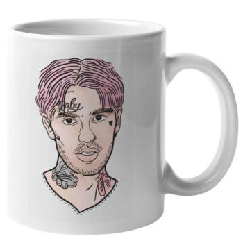 Lil Peep drawings bögre kép