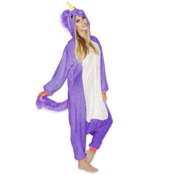 Lila Kigurumi kezeslábas Unikornis S méret kép