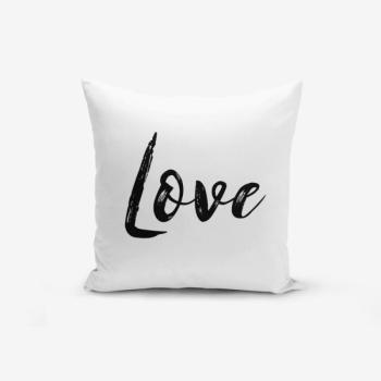 Love Writing pamutkeverék párnahuzat, 45 x 45 cm - Minimalist Cushion Covers kép