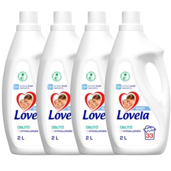 Lovela Baby Hipoallergén Öblítő 132 mosás 4x2000ml kép