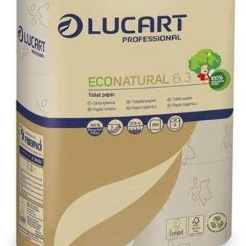 Lucart Eco Natural 6.3 toalettpapír, 3 rétegű kistekercses 27,5m... kép