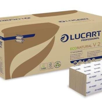 Lucart Eco Natural V2 Kéztörlő hajtogatott havanna (863044) kép