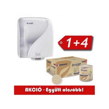 Lucart Identity autocut kéztörlő adagoló 1 db + 4 karton 861059 k... kép