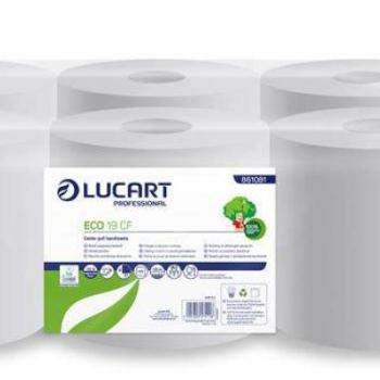 LUCART Kéztörlő, tekercses, 2 rétegű, LUCART &quot;Eco CF 19&quot;, fehér kép