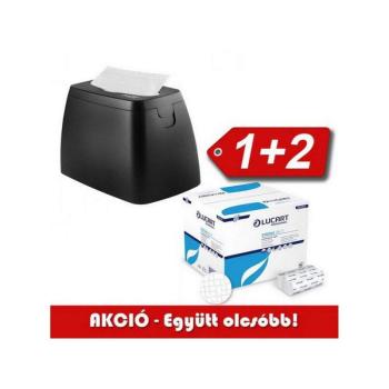 Lucart L-One szalvéta adagoló asztali 1db + 2karton 832293 szalvéta kép