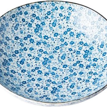 Made In Japan lapos tál Blue Daisy 21 cm 500 ml kép