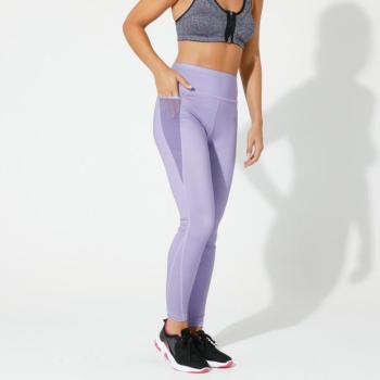 Magas derekú leggings hálós betéttel kép