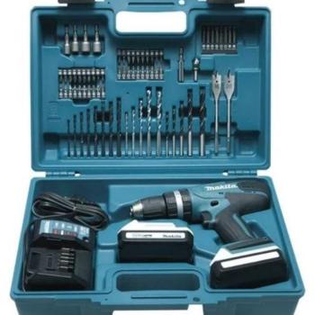 Makita HP457DWE10 18 V 2 x 1,3 Ah + tartozékok kép