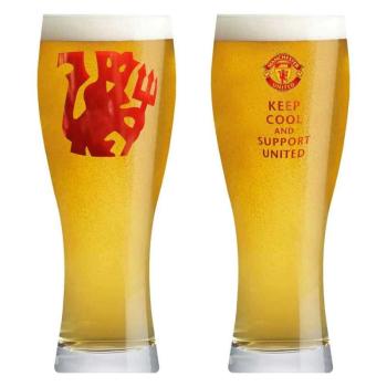 Manchester United söröspohár 500ml Keep cool and support United kép