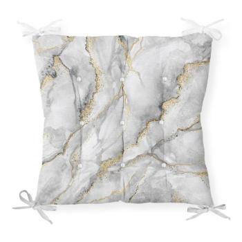 Marble Gray Gold székpárna, 40 x 40 cm - Minimalist Cushion Covers kép