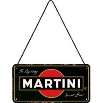 Martini Served Here - Fémtábla kép