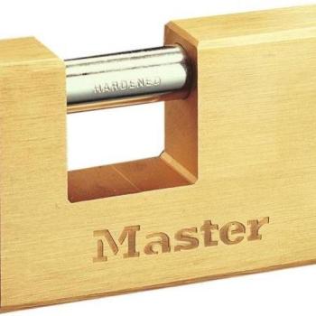 Master Lock Obdélníkový visací zámek Master Lock 608EURD pro všeobecnou ochranu 85mm kép