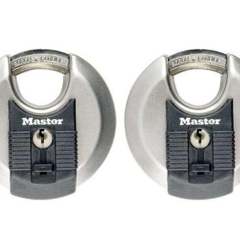 MasterLock M40EURT Excell 70mm Kulcsos lakat kép