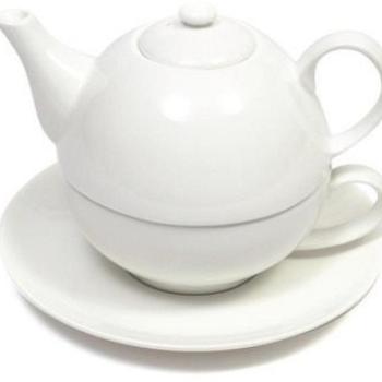 Maxwell & Williams Tea for One WHITE BASICS kép