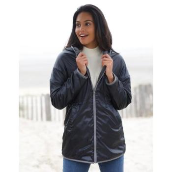 Megfordítható parka, boucle/metallic kép