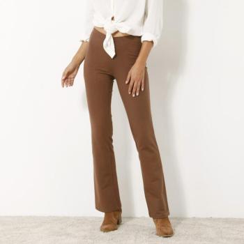 Meleg bootcut leggings csiszolt moltonból kép