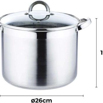 Melianda MA-19400 9.5L Főzőedény - Inox kép