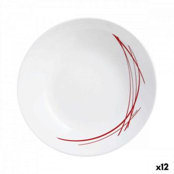 Mélytányér Arcopal Domitille Kétszínű Üveg (20 cm) (12 egység) kép