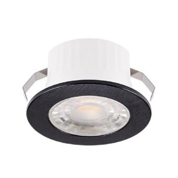 Mennyezeti beépíthető lámpa FIN LED C 3W BLACK 4000K 03873 kép