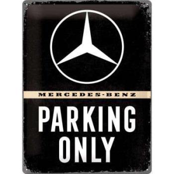 Mercedes Parking Only Fémtábla kép