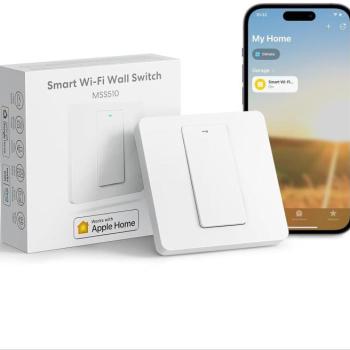 Meross Smart Wi-Fi Wall Switch 1 way Touch Button                                     kép