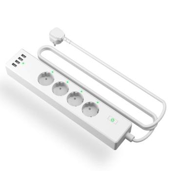 Meross Smart WiFi Power Strip 4 AC + 4 USB Ports kép