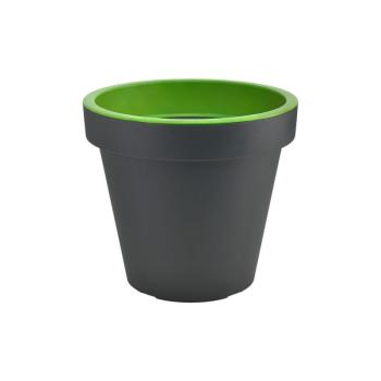 Metro Twist szürke-zöld kaspó, ø 29,5 cm - Gardenico kép