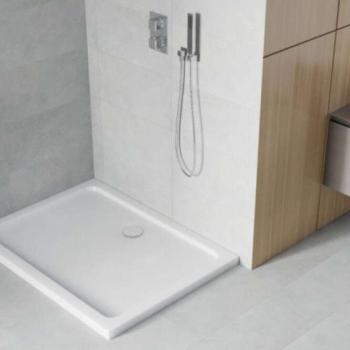 MEXEN FLAT SLIM 100X80/120X90 SZÖGLETES LAPOS AKRIL ZUHANYTÁLCA,... kép