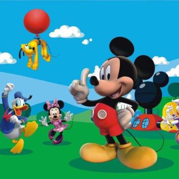 Mickey egér poszter 360 cm x 255 cm - babaszoba faldekoráció kép