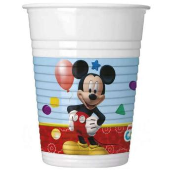 Mickey Mouse parti pohár - műanyag - 8 darabos kép