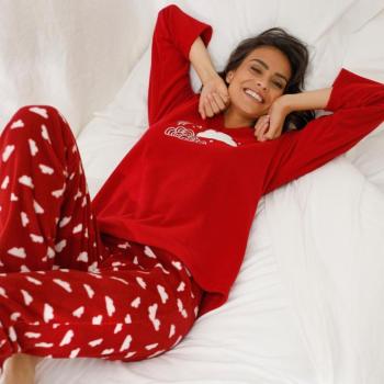 Microfleece pizsamanadrág puff hímzéssel kép