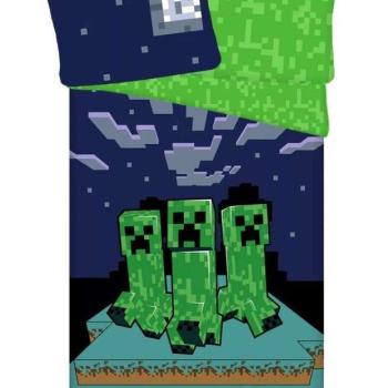 Minecraft ágyneműhuzat creeper 140x200cm 70x90cm kép