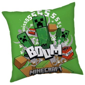 Minecraft Creeper Boom párna, díszpárna 40*40 cm kép